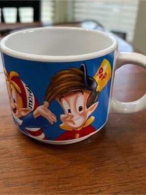Kelloggs Blue Ceramic Snap, Crackle, Pop Coffee Mug